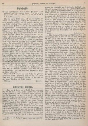 69-71 Literarische Notizen