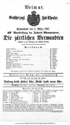 Die zärtlichen Verwandten