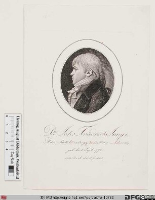 Bildnis Johann Friedrich Junge
