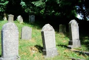 jüdischer Friedhof, einzelne Grabsteine