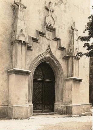 Sayda, Evangelische Stadtkirche Sankt Marien : Portal der ev. Stadtkirche