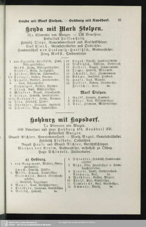 Hohburg mit Kapsdorf