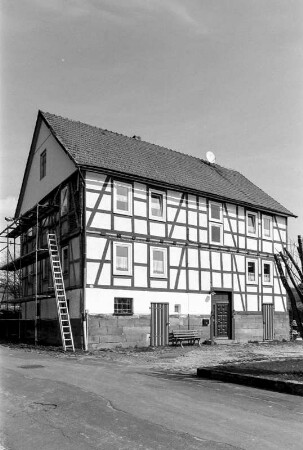 Wohnhaus (Wohnhaus, Fachwerk); Rosenthal, Burgwaldstraße 2