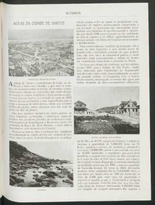 Águas da cidade de Santos