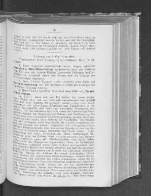 Sitzung am 3. Oktober 1905.