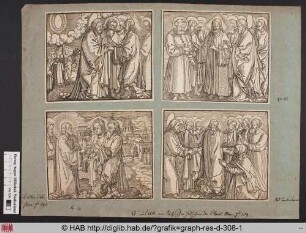 Christus spricht zu seinen Jüngern.