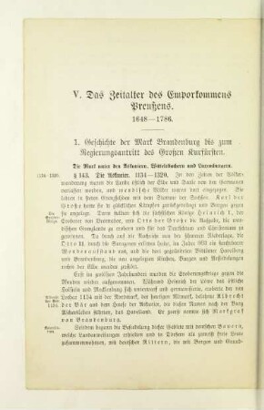 1. Geschichte der Mark Brandenburg bis zum Regierungsantritt des Großen Kurfürsten