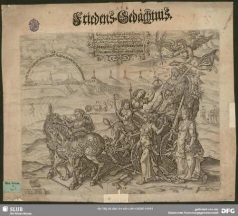Friedens-Gedächtnis. Johannes-Georgius Dux ac Elector Saxoniae. per duplex Anagr.