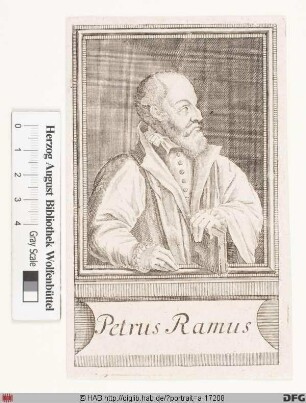 Bildnis Petrus Ramus (eig. Pierre de la Ramée)