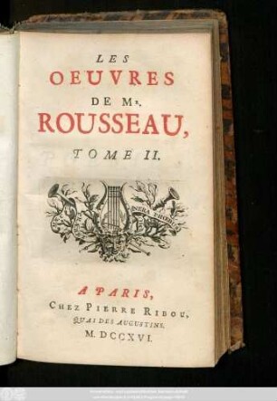 T. 2: Les Oeuvres de Mr. Rousseau