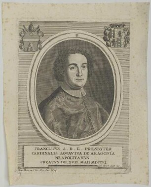 Bildnis des Franciscvs Aqvaviva de Aragonia