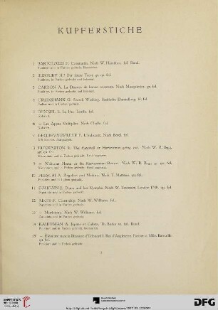 Kupferstiche (Nr. 1-33)