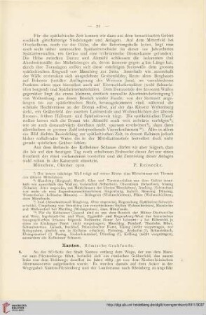 4: Xanten : Römische Grabfunde
