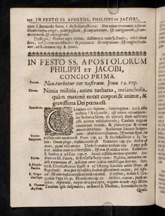 192-207, In Festo SS. Apostolorum Philippi Et Jacobi
