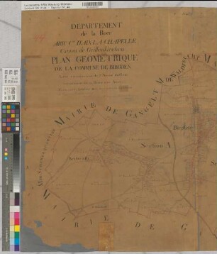 Departement de la Roer. Arrondissement d'Aix-la-Chapelle. Canton de Geilenkirchen. Plan géométrique de la commune de Birgden. Levé en Execution de l'Arrête du Gouvernement du 12 Brumaire. An 11.Terminé le 31.10.1805.