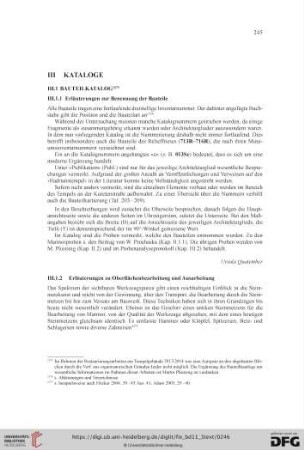 III.1 Bauteilkatalog