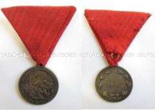 Medaille der österreichischen Sozialdemokraten zum 50jährigen Jubiläum der Märzkämpfe 1848, Österreich (für Ungarn)