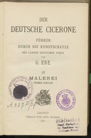 Bd. 4: Malerei : fremde Schulen