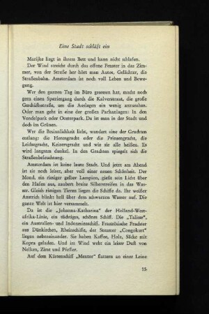 Eine Stadt schläft ein