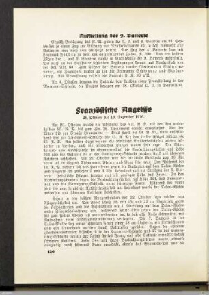 Französische Angriffe