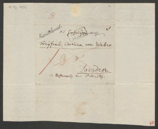 Brief an Caroline von Weber : 25.07.1824