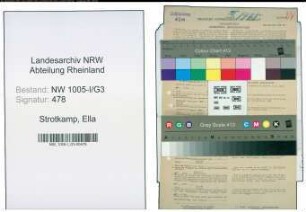 Entnazifizierung Ella Strotkamp , geb. 30.05.1896 (Postassistentin)