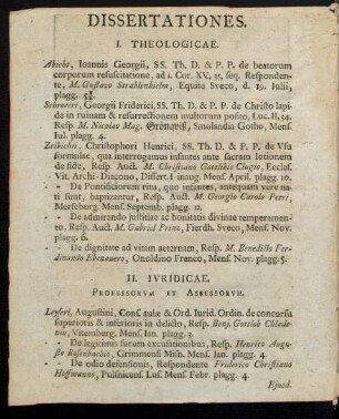 Dissertationes