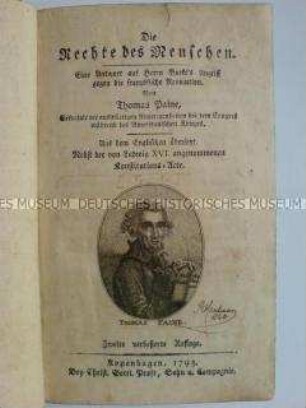 Streitschrift über die Rechte des Menschen. 1. Teil