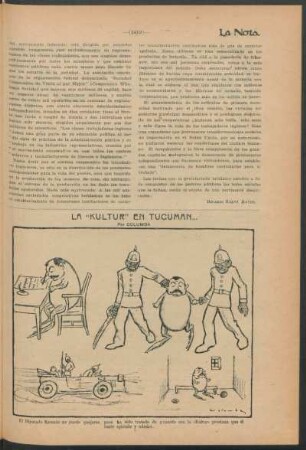 La "Kultur" en Tucuman...