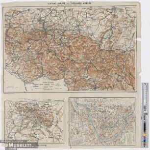 Zentral-Gruppe des Thüringer Waldes, Insels Berg, Friedrichroda, Ilmenau, Suhl.