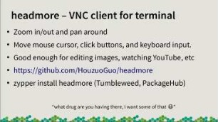Making a practicle VNC client for character terminals