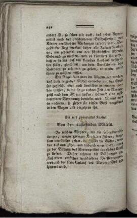 Ein und zwanzigstes Kapitel. Von den auflösenden Mitteln.