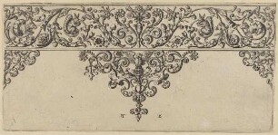 Friesornament, Blatt aus der Folge „Spitzen und Laubwerck, fur die Goltschmit“