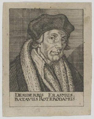 Bildnis des Desiderius Erasmus Roterodamus
