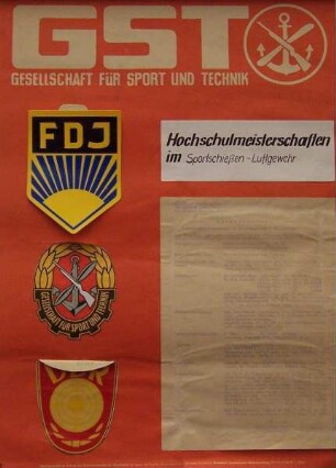 "Hochschulmeisterschaften im Sportschießen - Luftgewehr", 1976