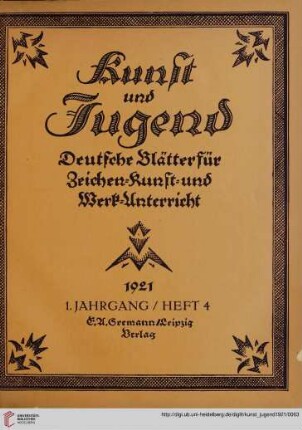 Heft 4 (1. Jahrgang 1921)