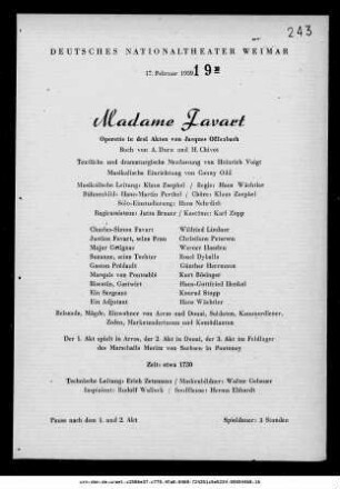Madame Favart