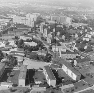 Neubaugebiet in Gera-Bieblach : Blickrichtung Westen