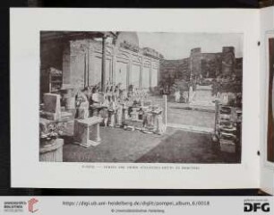 Pompei - Tempio del genio d'Augusto detto di Mercurio