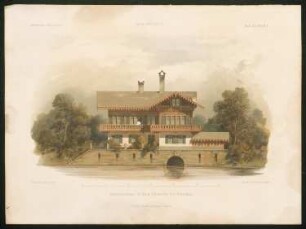 Schweizerhaus, Klein-Glienicke: Ansicht (aus: Architektonisches Skizzenbuch, H. 90/2, 1868)