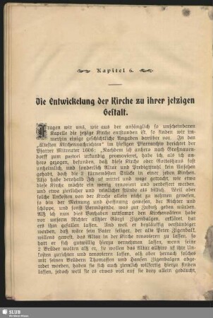 Kapitel 6. Die Entwickelung der Kirche zu ihrer jetzigen Gestalt
