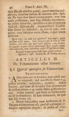 Articulus III. De Voluntarietate actus humani