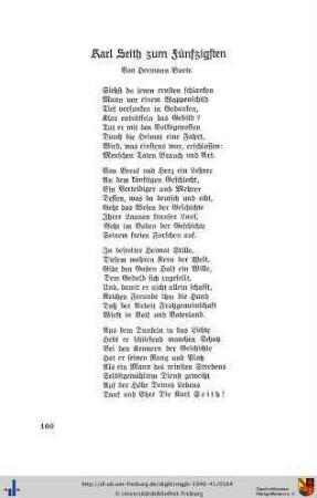 Karl Seith zum Fünfzigsten (Gedicht)