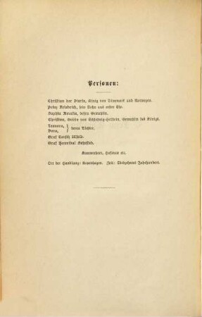 Sieben kleine Dramen : Inhalt: Frau Christine. - Die Frauen von Helgoland. - Johann. - Der Wettlauf. - Der Tod des Crassus. - Ferdinand von Schell. - Der elternlose Sohn