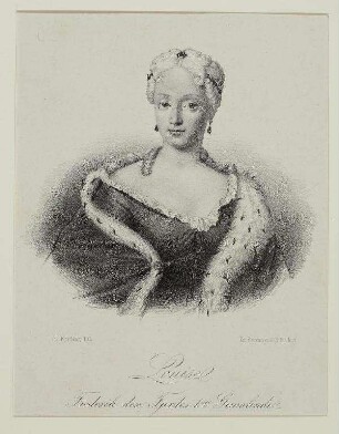 Bildnis von Louise (1667-1721) Königin von Dänemark