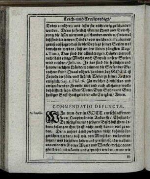 Commendatio Defunctae