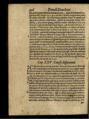 Cap. XXV. Caussae suspicionis