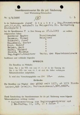 Stauber, Josef