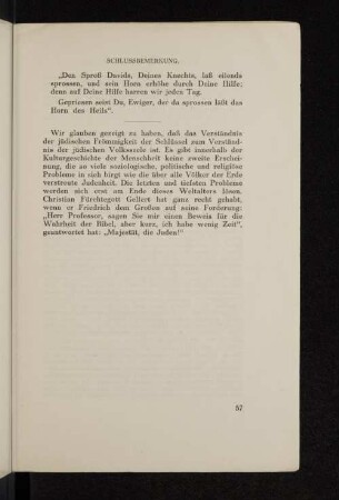 Schlussbemerkung.