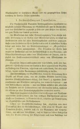 IV.1. Forstverfassung und Organisation